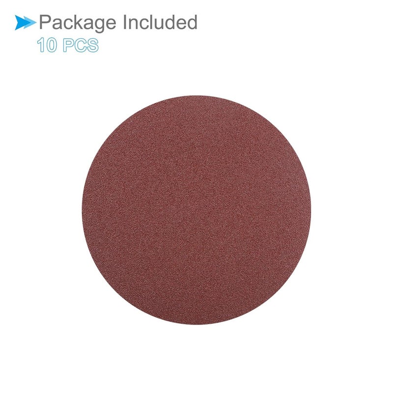 CoCud PSA Sanding Discs, 5 Inch Dia 100 Grits, Self Adhesive Sticky-Back Sandpaper - (Applications: for Woodworking Metal Finishing), 10-Pieces - Image 5
